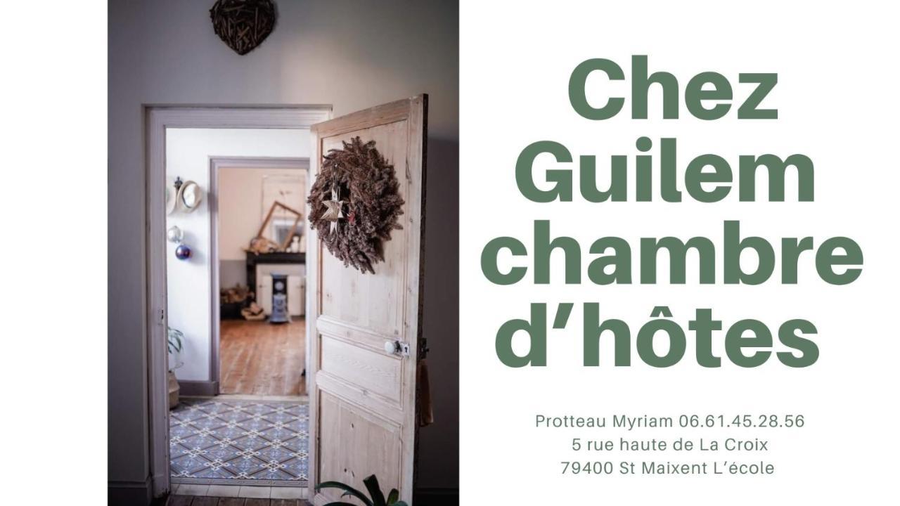 Saint-Maixent-lʼÉcole Chez Guilem Bed & Breakfast エクステリア 写真